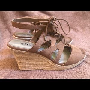 Ana wedge sandals size 10. Good condition.
